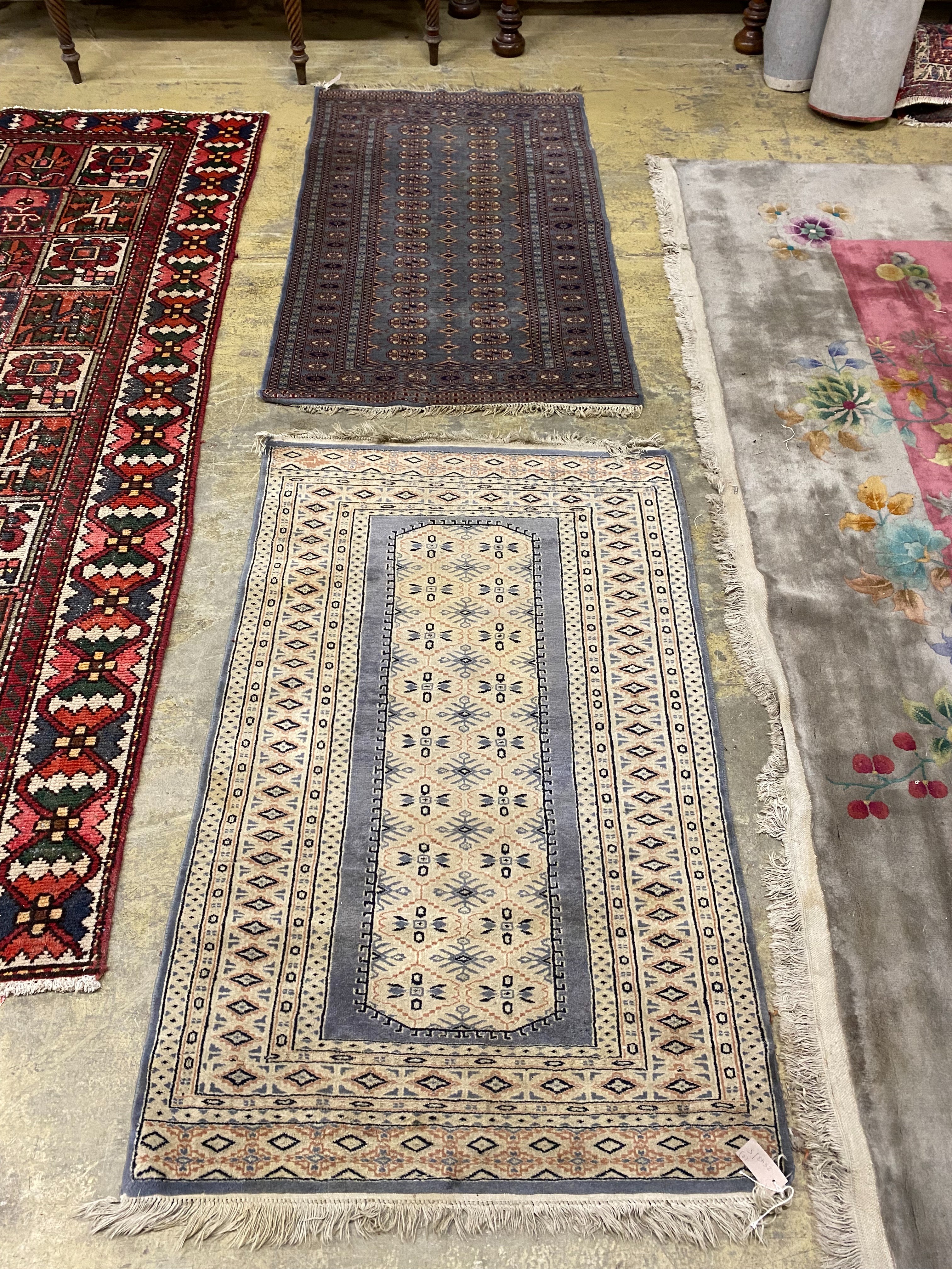 Two Bokhara rugs, largest 170 x 92cm